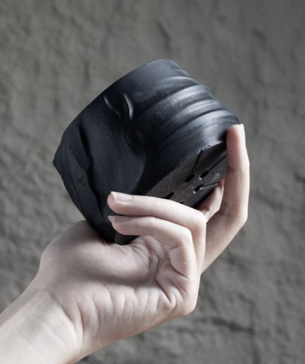 Pot Succulent Agave Cactus Obsidian Series