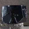 Pot Succulent Agave Cactus Obsidian Series - V3